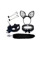 Kit Fetiche Raposa Sexy – em Preto – Doce Malícia