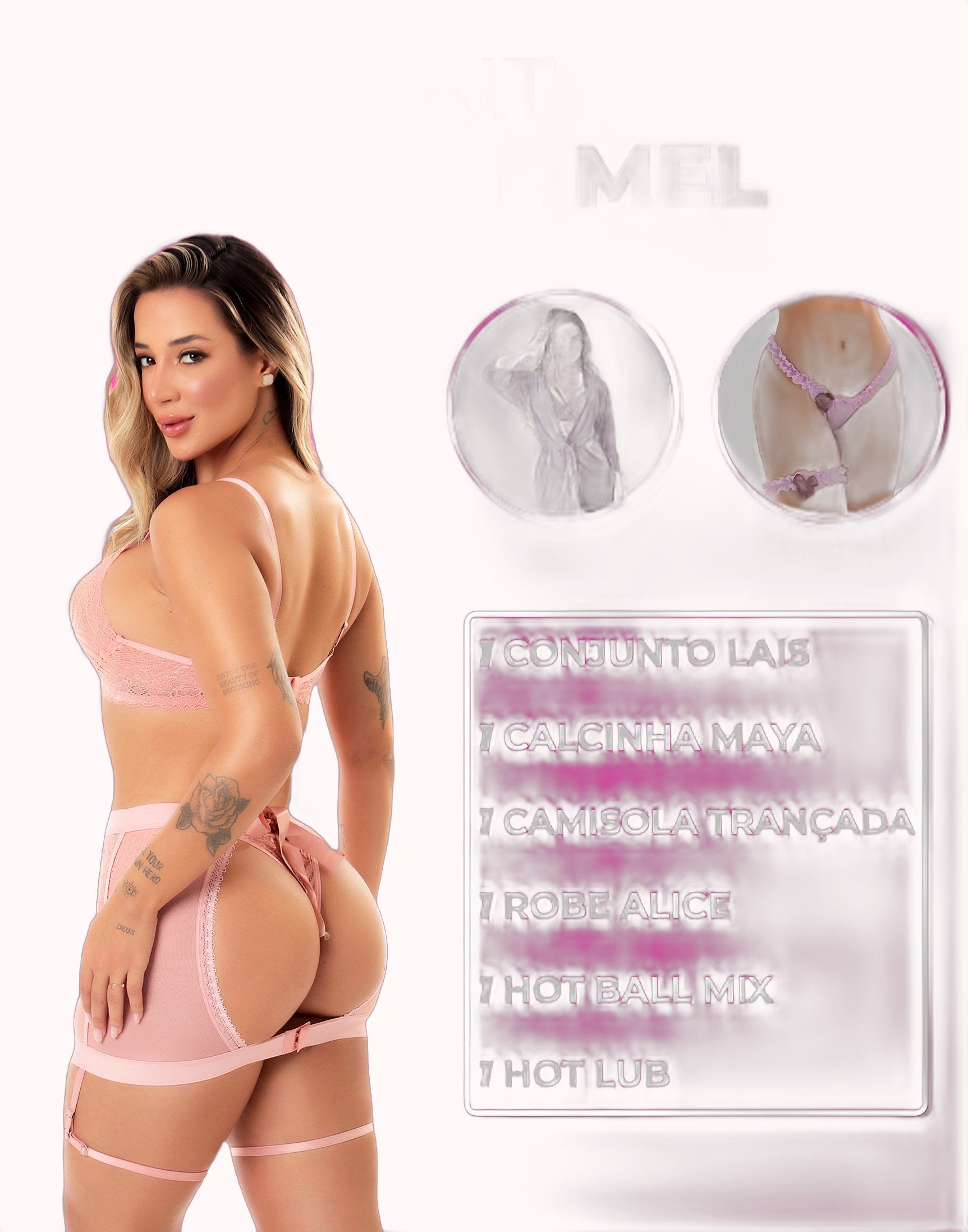 Kit Lua de Mel – 6 Produtos – Doce Malícia