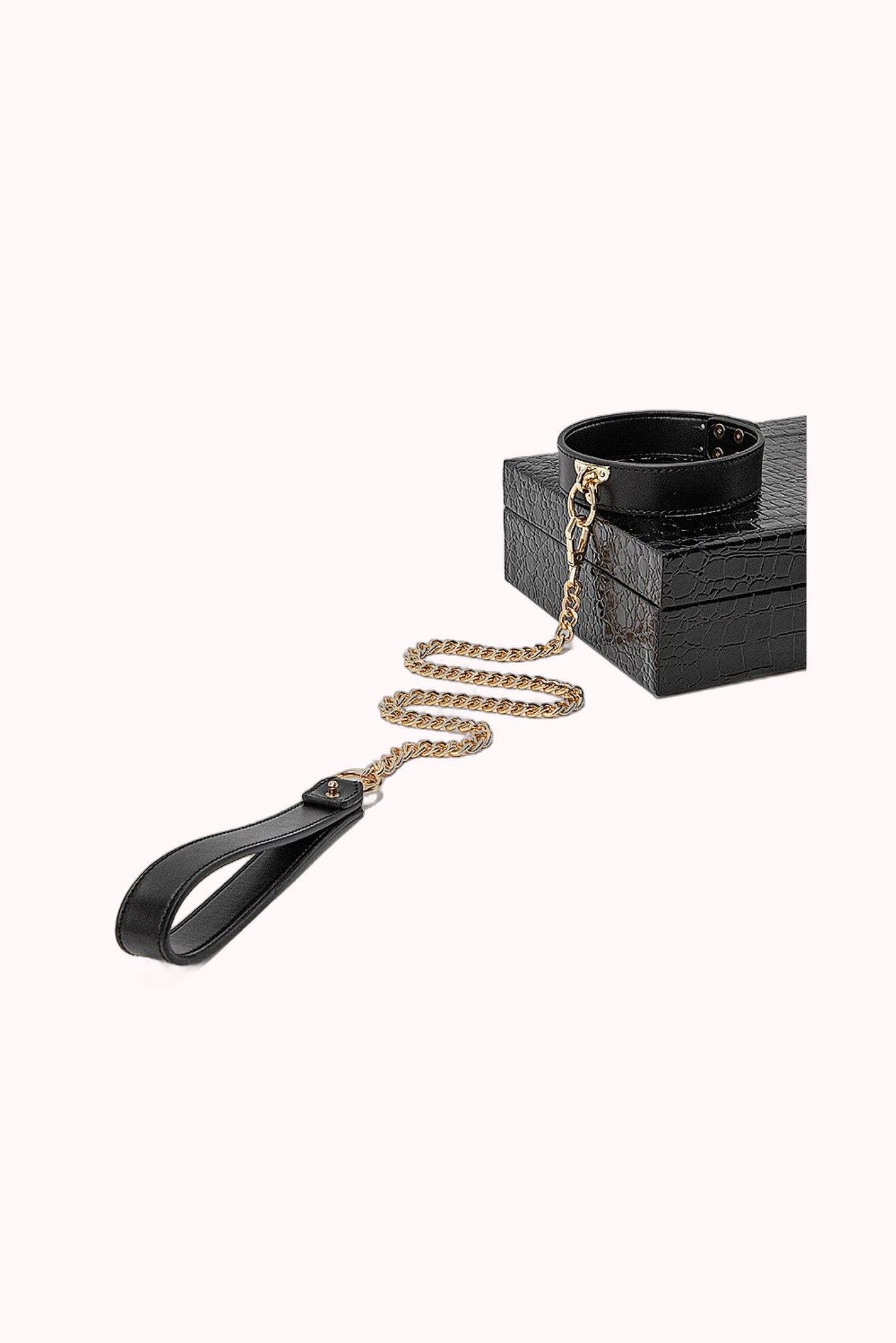 Kit de Luxo Maleta Sado Vermelha – Algemas, Tornozeleiras com Corrente, Venda e Chicote – Doce Malícia