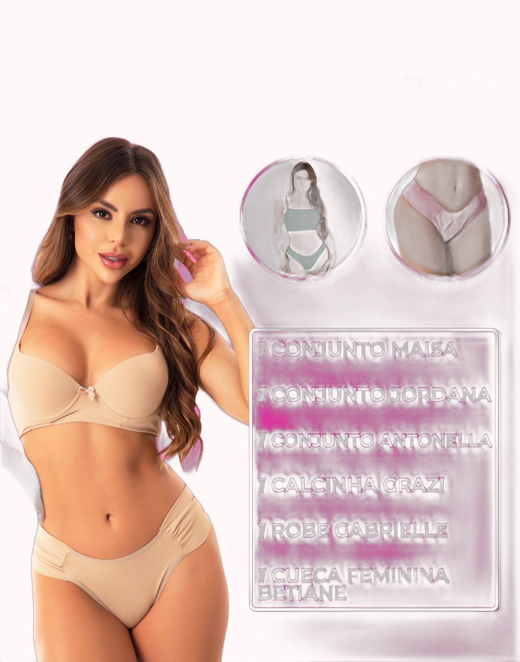 Kit Pessoal Conforto – 6 Produtos – Doce Malícia