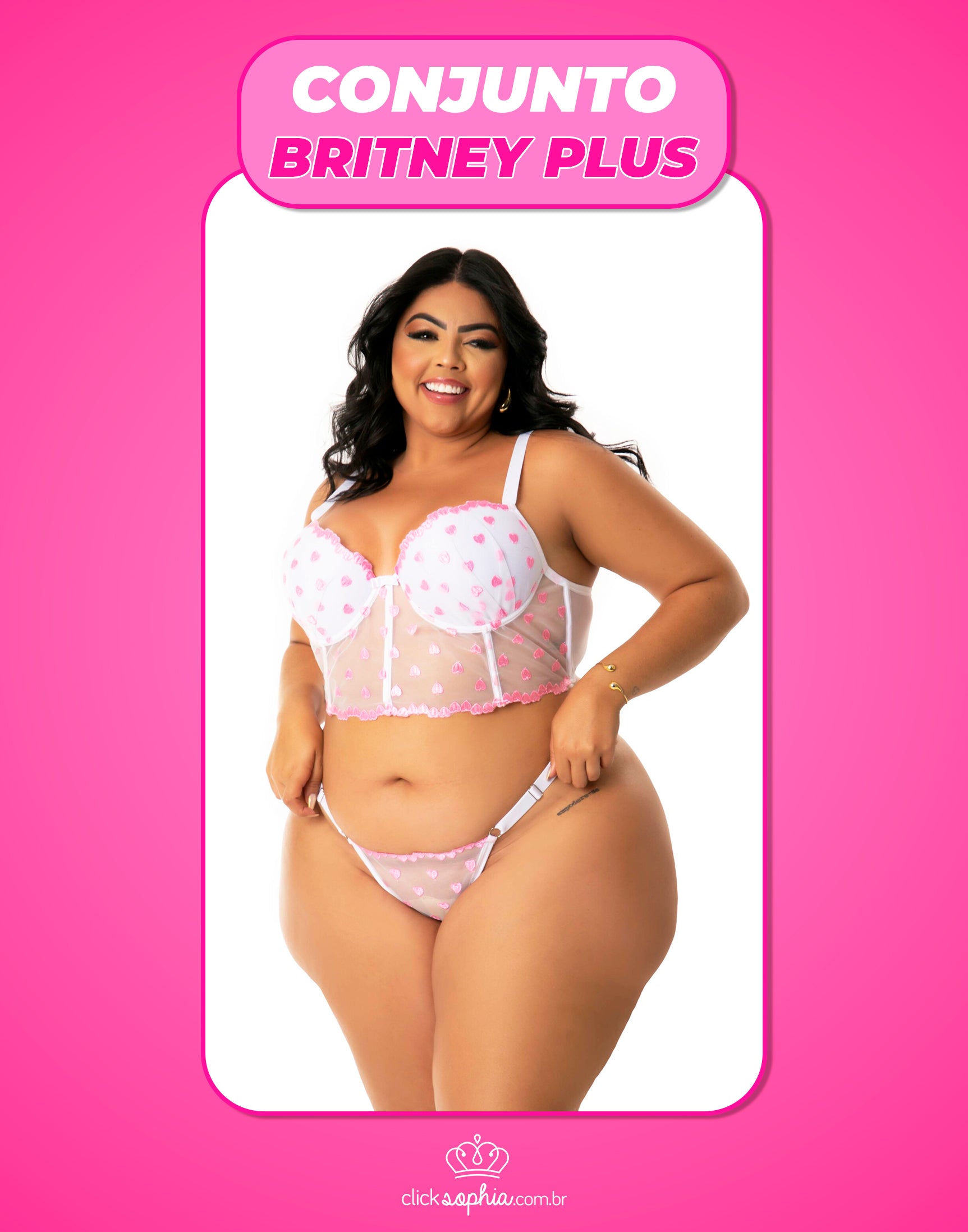 Kit Pessoal Sexy Plus Size em cores-variadas – Doce Malícia