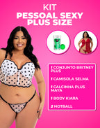 Kit Pessoal Sexy Plus Size em cores-variadas – Doce Malícia