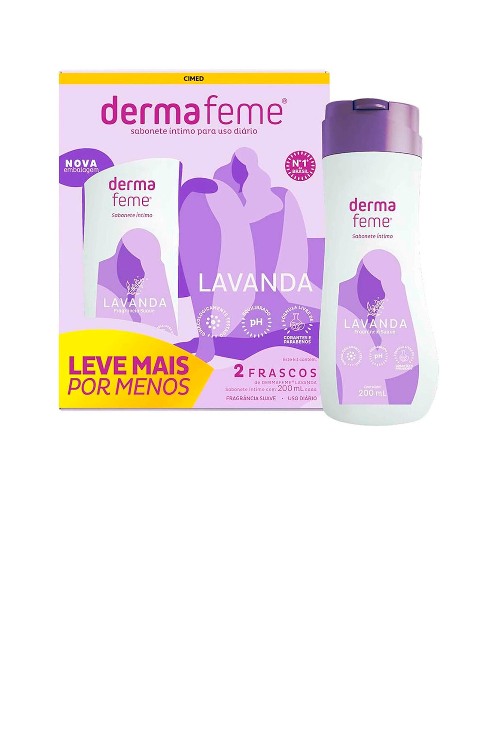 Kit Sabonete Líquido Íntimo Dermafeme em Quantidade – Doce Malícia