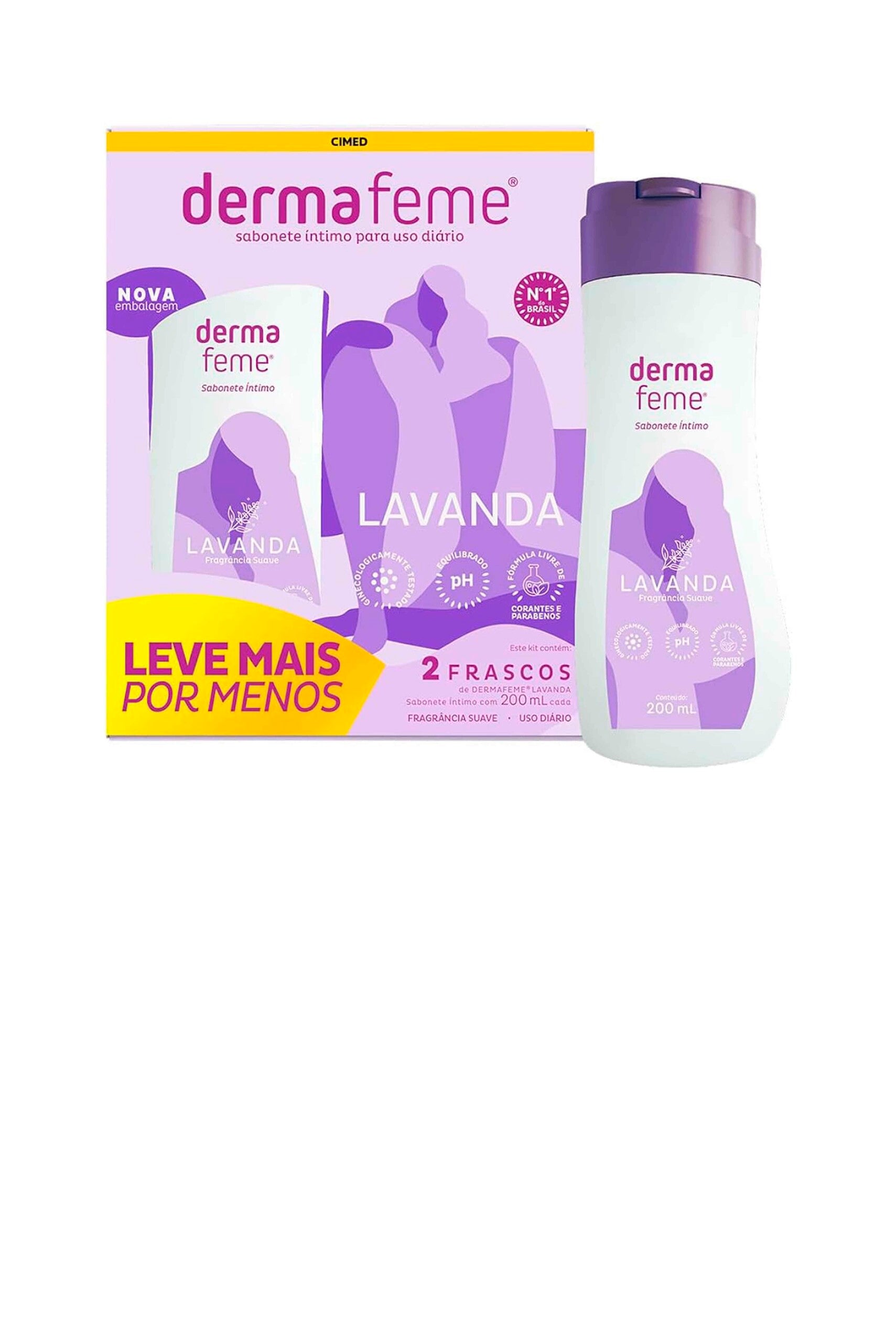 Kit Sabonete Líquido Íntimo Dermafeme em Quantidade – Doce Malícia