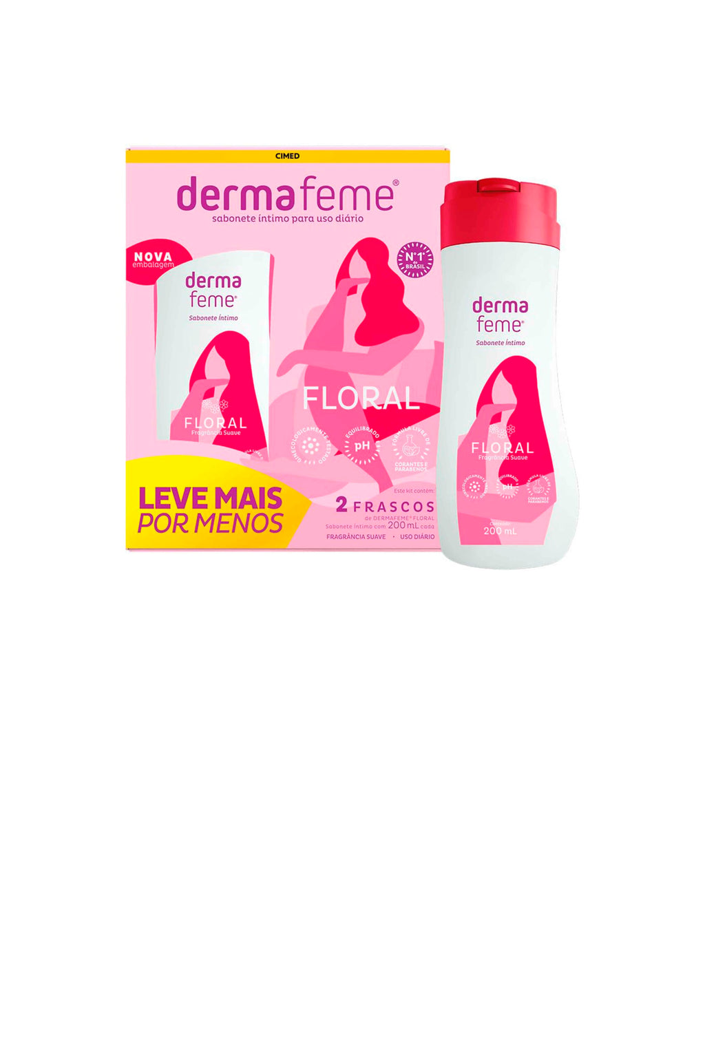 Kit Sabonete Líquido Íntimo Dermafeme em Quantidade – Doce Malícia