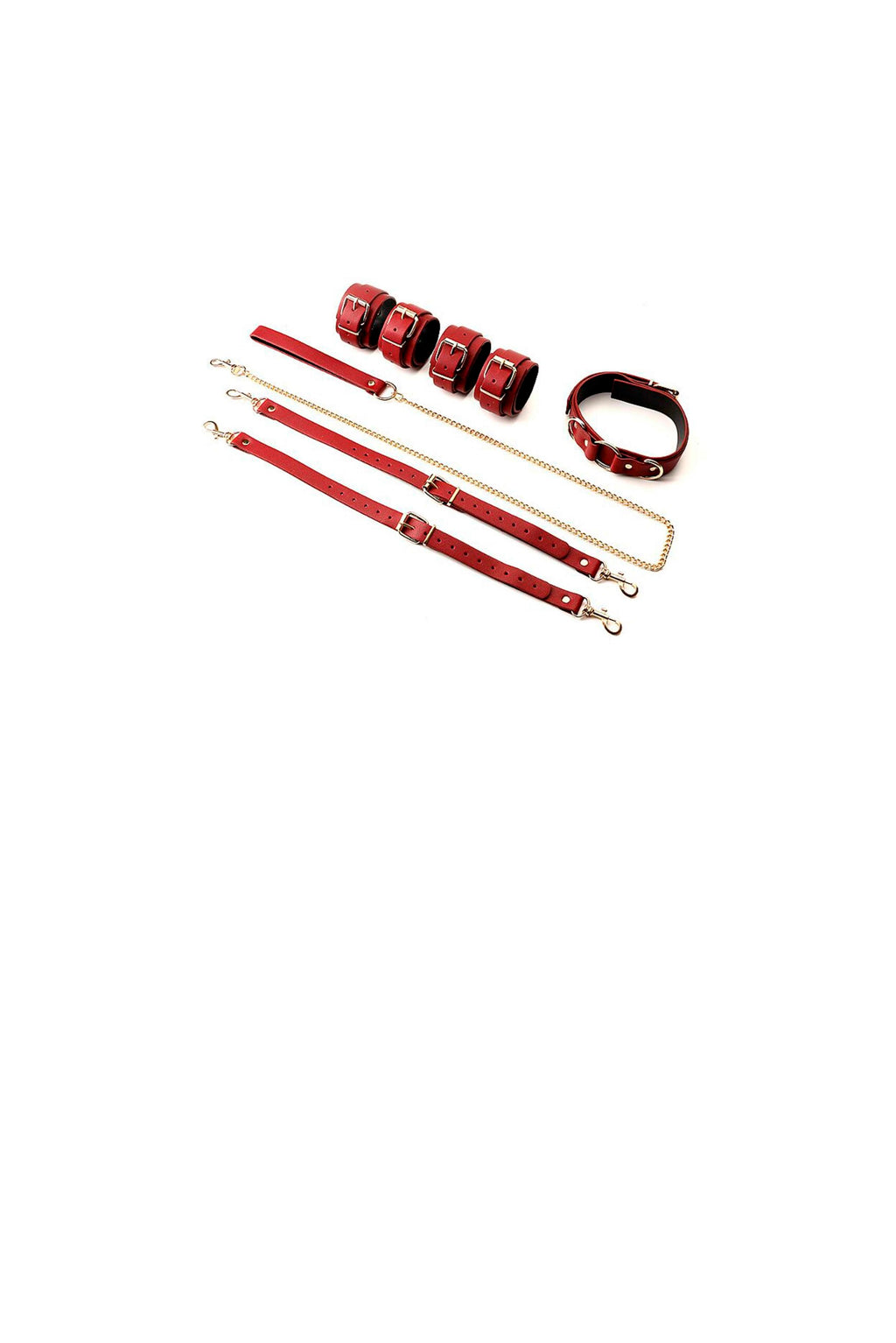 Kit Sado Erótico – Coleira, em Quantidade – Doce Malícia