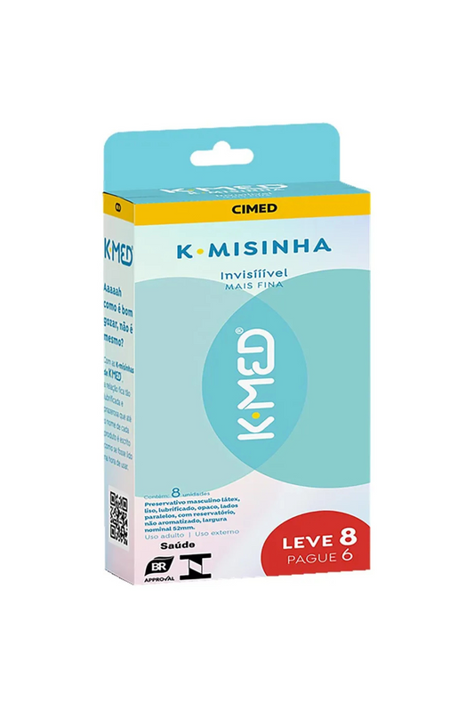 Preservativo K-Med K-Misinha Invisível – em Quantidade – Doce Malícia