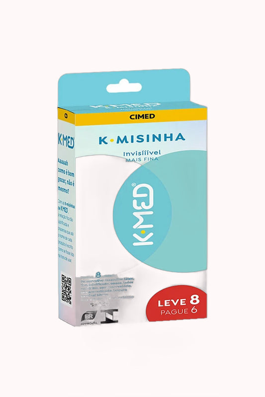 Preservativo K-Med K-Misinha Invisível – 8 Unidades – Doce Malícia