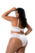Lingerie Plus Size em Renda em azul – Doce Malícia