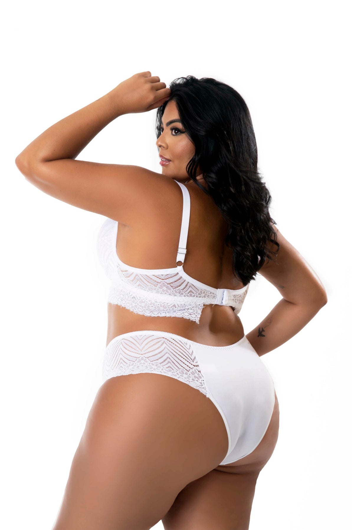Lingerie Plus Size em Renda em azul – Doce Malícia