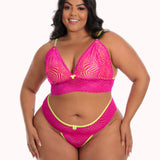 Lingerie Plus Size Neon – Doce Malícia