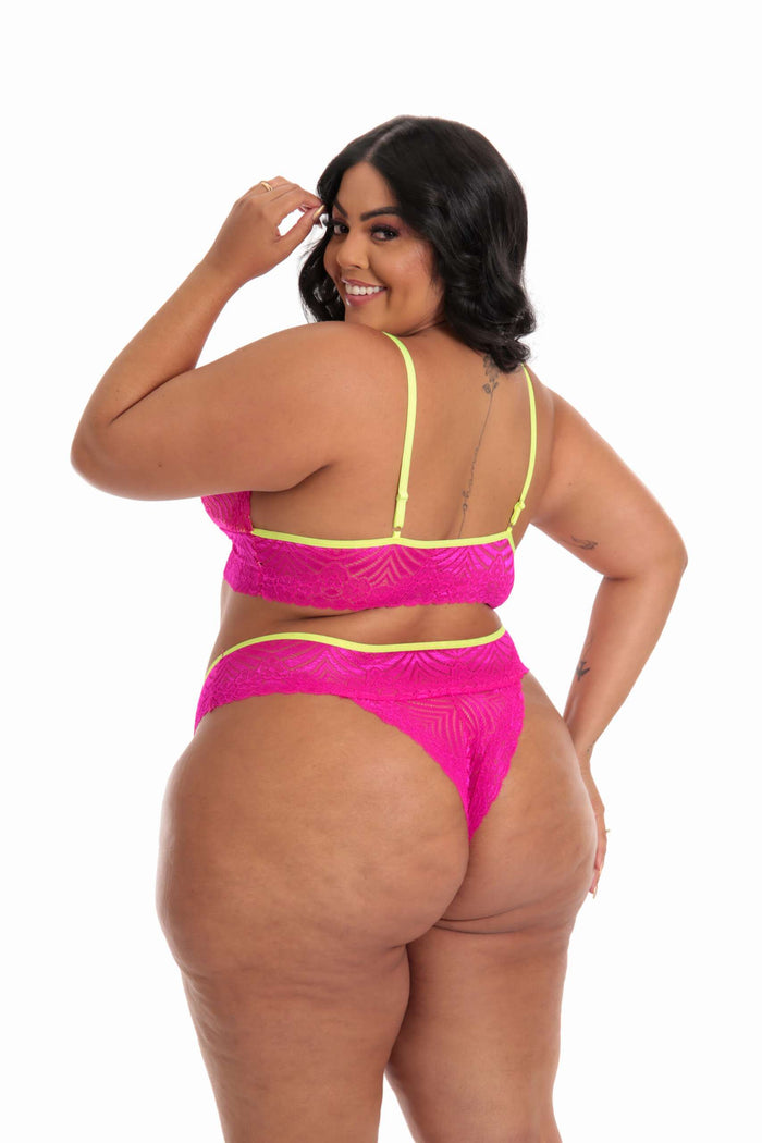 Lingerie Plus Size Neon – Doce Malícia — Doce Malícia