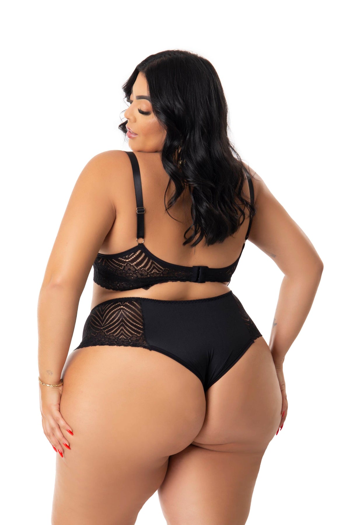 Lingerie Plus Size em Renda em azul – Doce Malícia