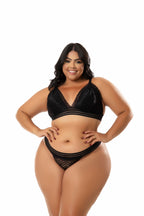 Lingerie sensual Plus Size em Branco – Doce Malícia
