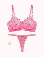 Lingerie Sexy de Tule Desenhado com Detalhe Coração – Doce Malícia