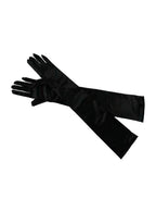 Luvas Compridas de Veludo em Preto – Doce Malícia