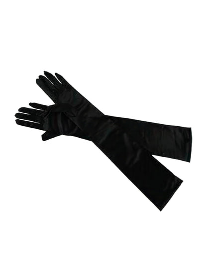 Luvas Compridas de Veludo em Preto – Doce Malícia