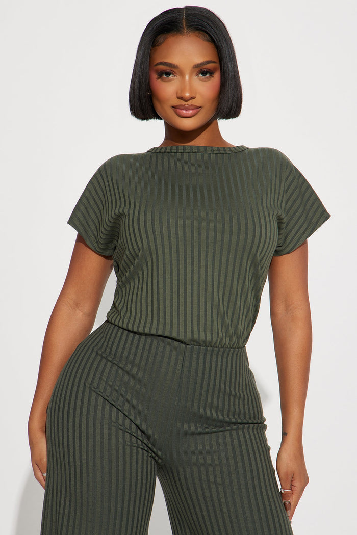 Macacão Feminino Pantalona Canelado – Doce Malícia — Doce Malícia