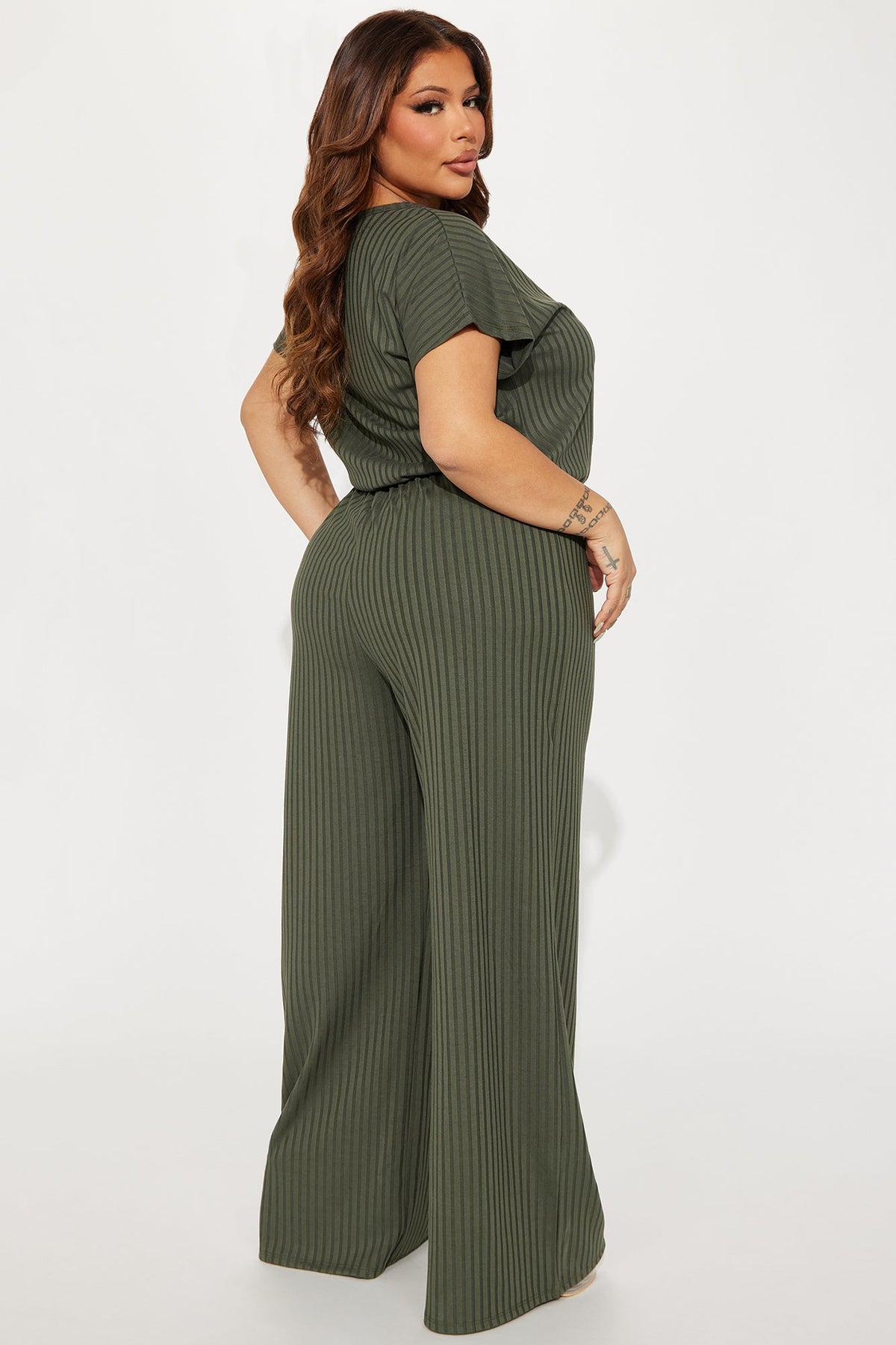 Macacão Feminino Pantalona Canelado – Doce Malícia