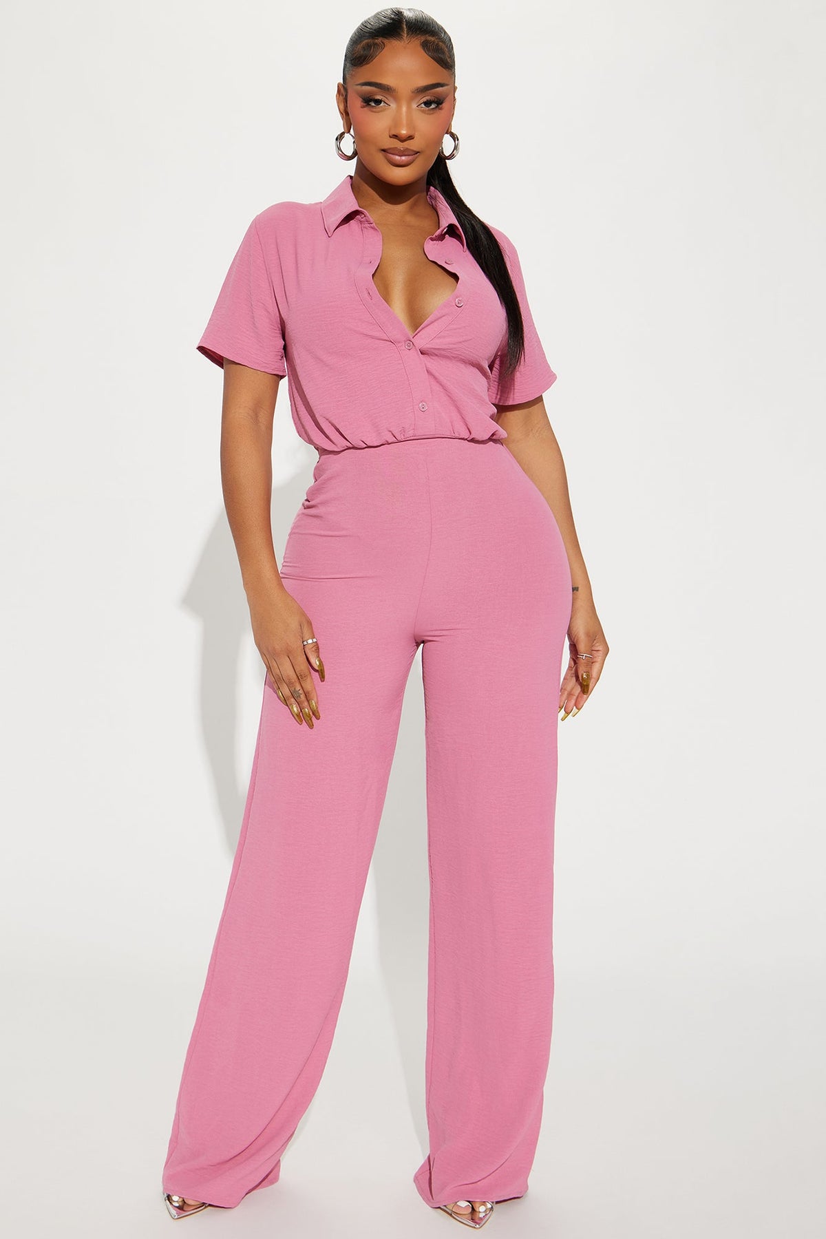 Macacão Feminino Pantalona Preto – Doce Malícia