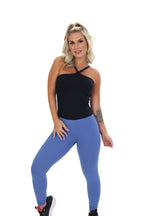 Macacão Fitness Bicolor em azul – Doce Malícia