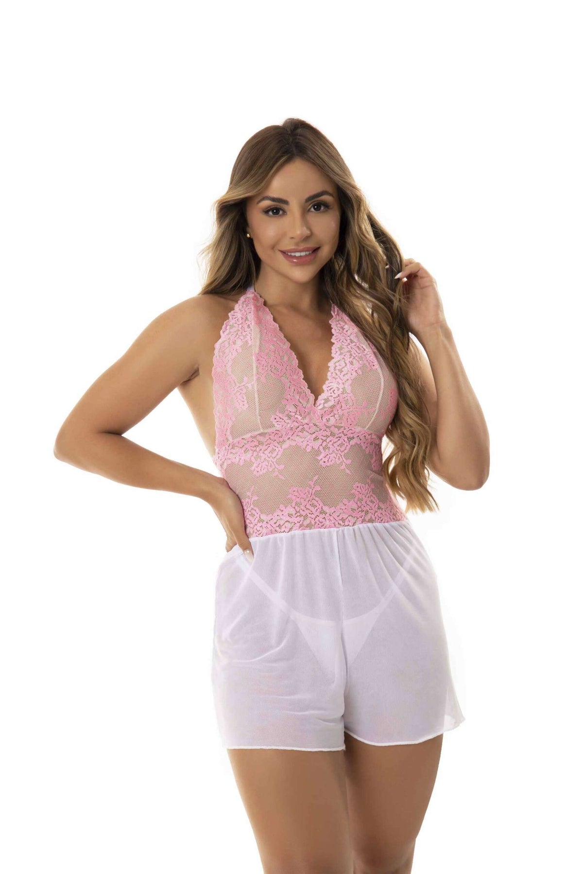 Macaquinho de Tule Transparente em Fantástico – Doce Malícia