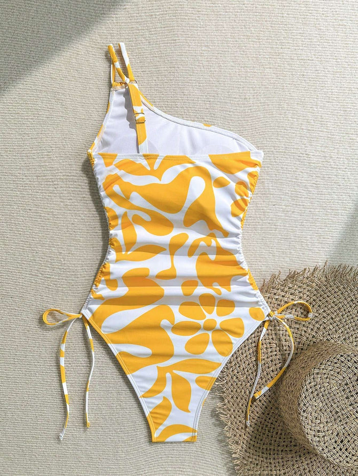 Maiô Feminino Castanho Gola Assimétrica – Doce Malícia — Doce Malícia