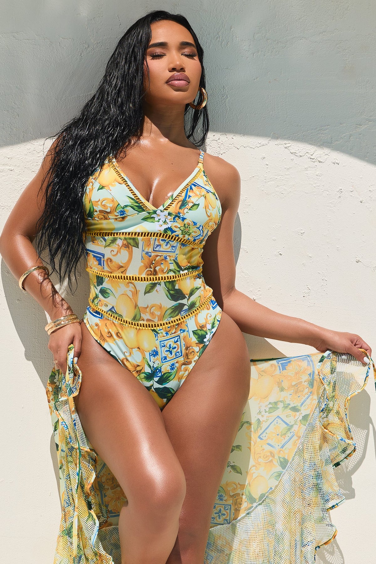 Maiô Feminino Tule Estampado Midi – Doce Malícia