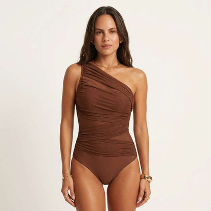Maiô Feminino Verde Militar – Doce Malícia - Castanho