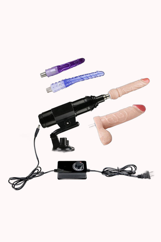 Máquina do Sexo com 4 Dildos Bivolt – Doce Malícia