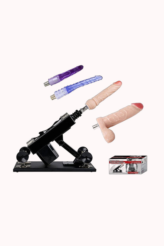 Máquina do Sexo com 4 Dildos – Doce Malícia
