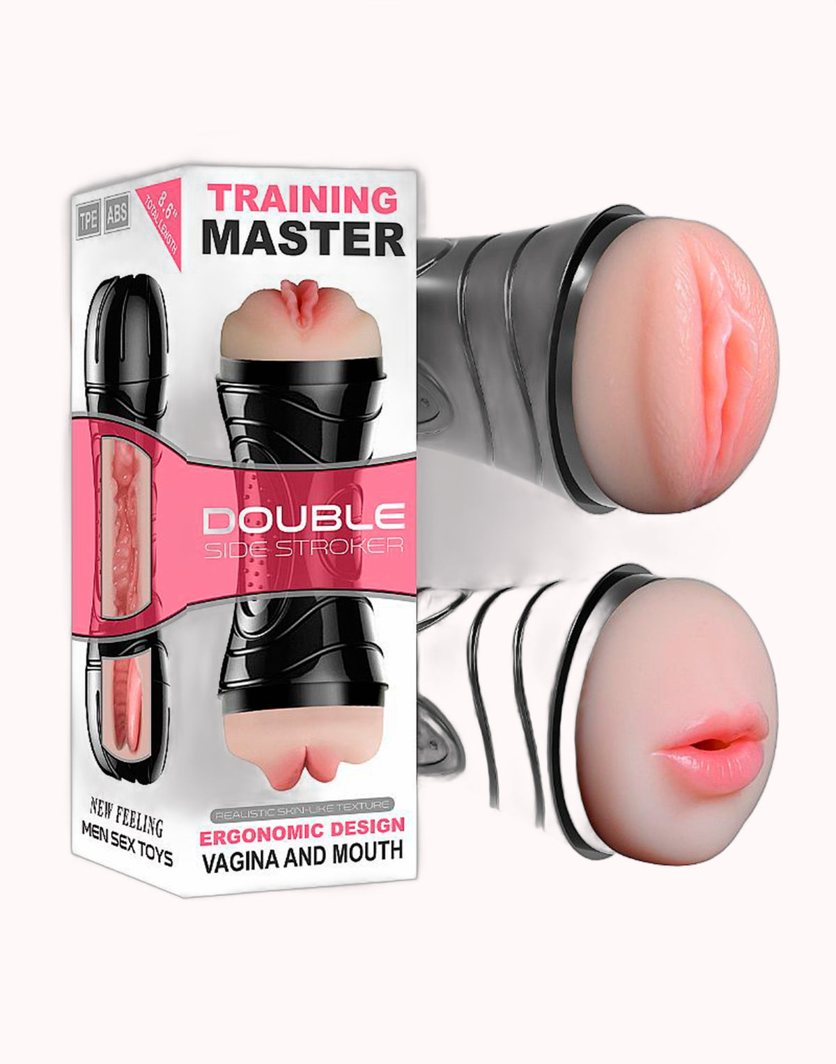 Masturbador Duplo com Vagina e Boca – Doce Malícia