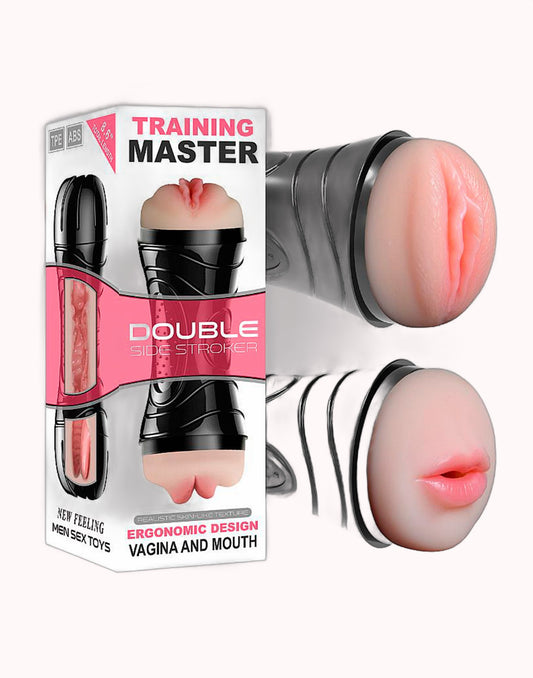 Masturbador Duplo com Vagina e Boca – Doce Malícia