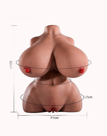 Masturbador Masculino – Formato de Corpo com Vagina e Ânus – Doce Malícia