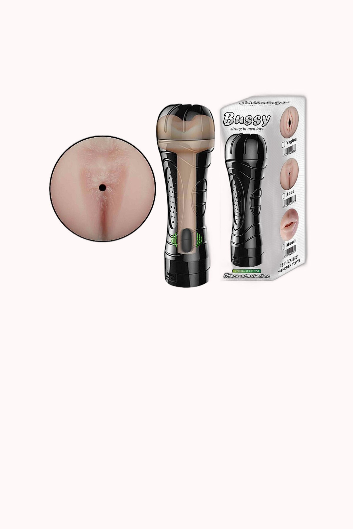 Masturbador Masculino Lanterna em Forma de Ânus CyberSkin – Doce Malícia
