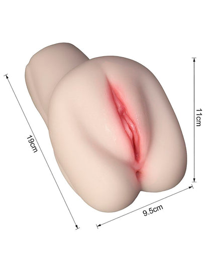 Masturbador Masculino Formato de Vagina em bege – Doce Malícia