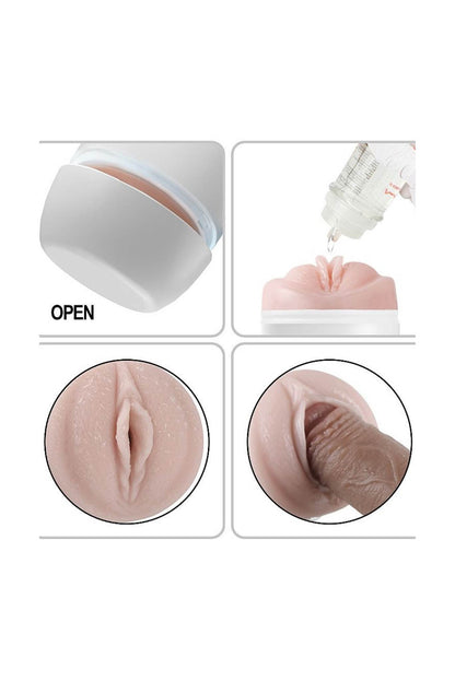 Masturbador Formato de Lanterna com em Branco – Doce Malícia