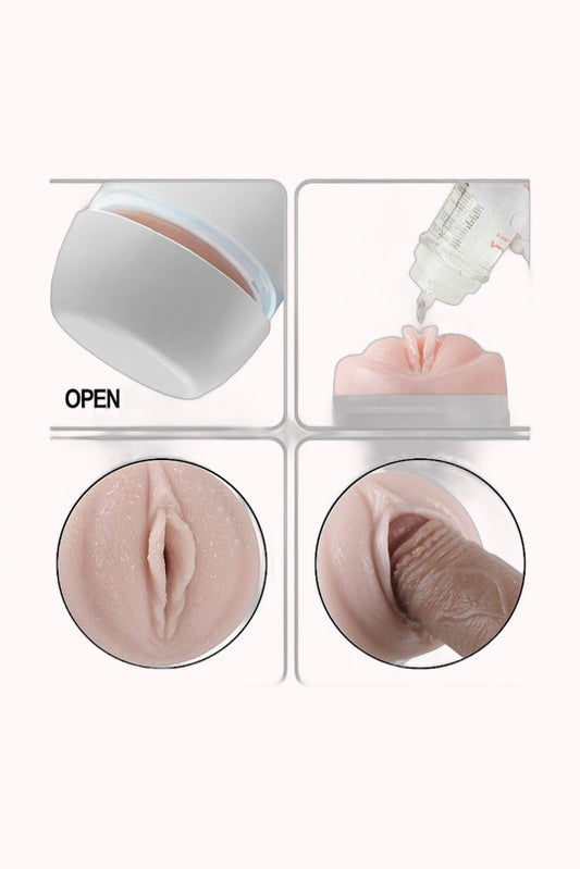 Masturbador Formato de Lanterna com Vagina / Vibração e Voz – S Robot – Doce Malícia