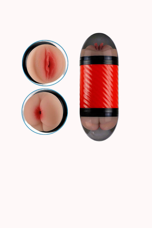 Masturbador Duplo Vagina e Ânus – Doce Malícia