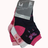 Kit com 3 Meias Infantil Feminina – Doce Malícia