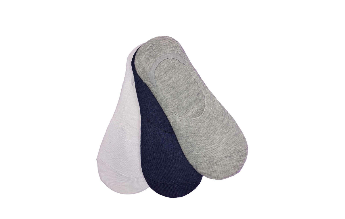 Kit com 3 Meias Invisíveis Masculina em cores sortidas – Doce Malícia
