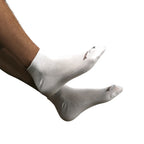 Meia Invisível Masculina em Branco – Doce Malícia