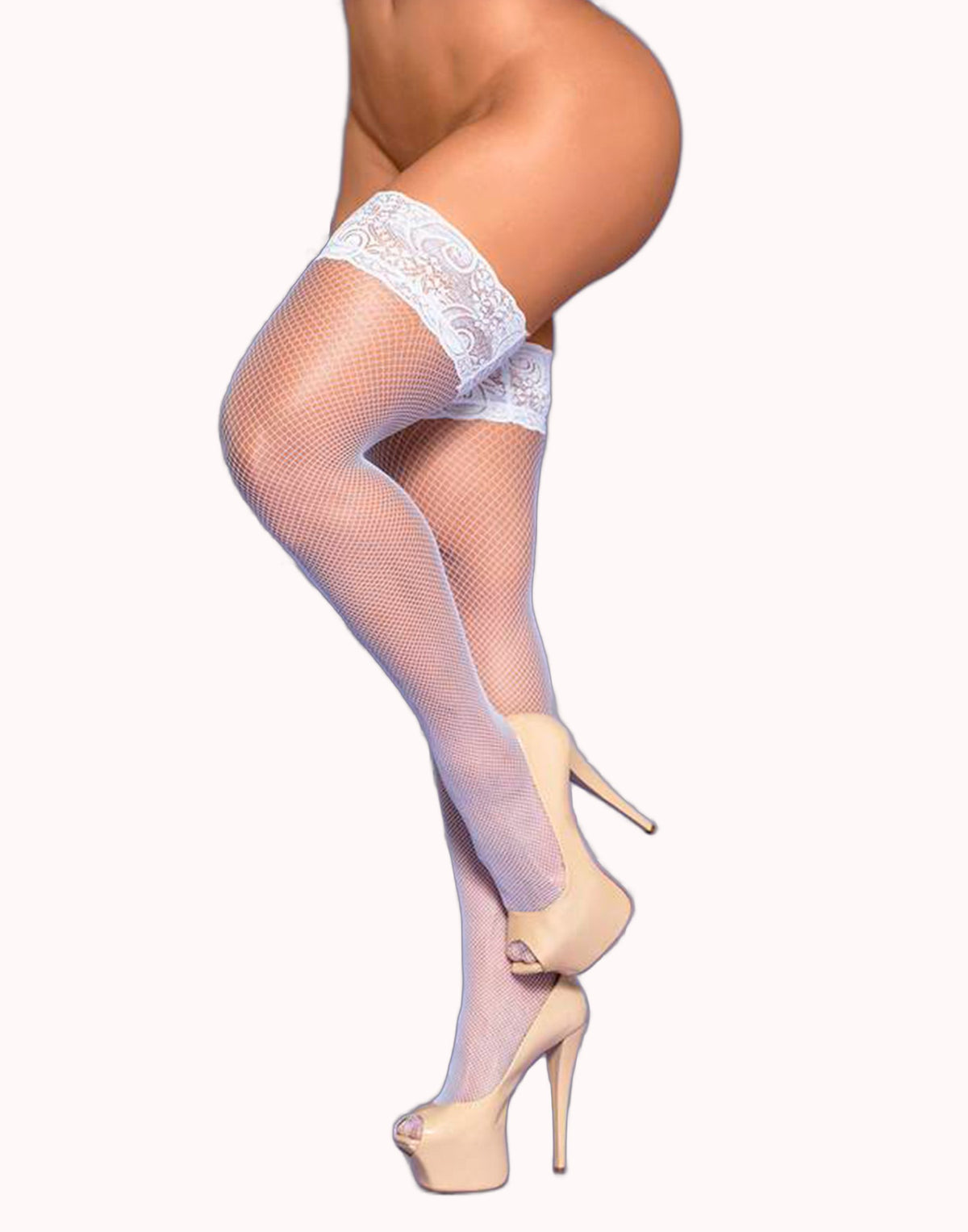 Meia Arrastão 7/8 Sem Silicone – Doce Malícia