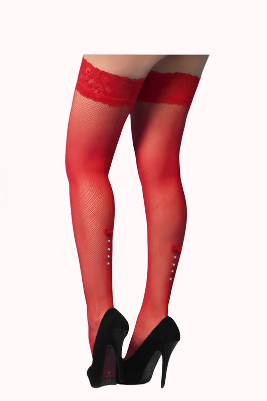 Meia 7/8 Arrastão Silicone com Strass – Doce Malícia