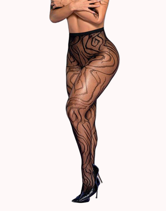 Meia Calça com Transparência Waves – Doce Malícia
