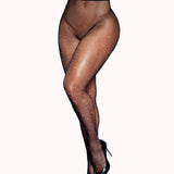 Meia Calça Estilo Arrastão com Pedras de Strass – Doce Malícia