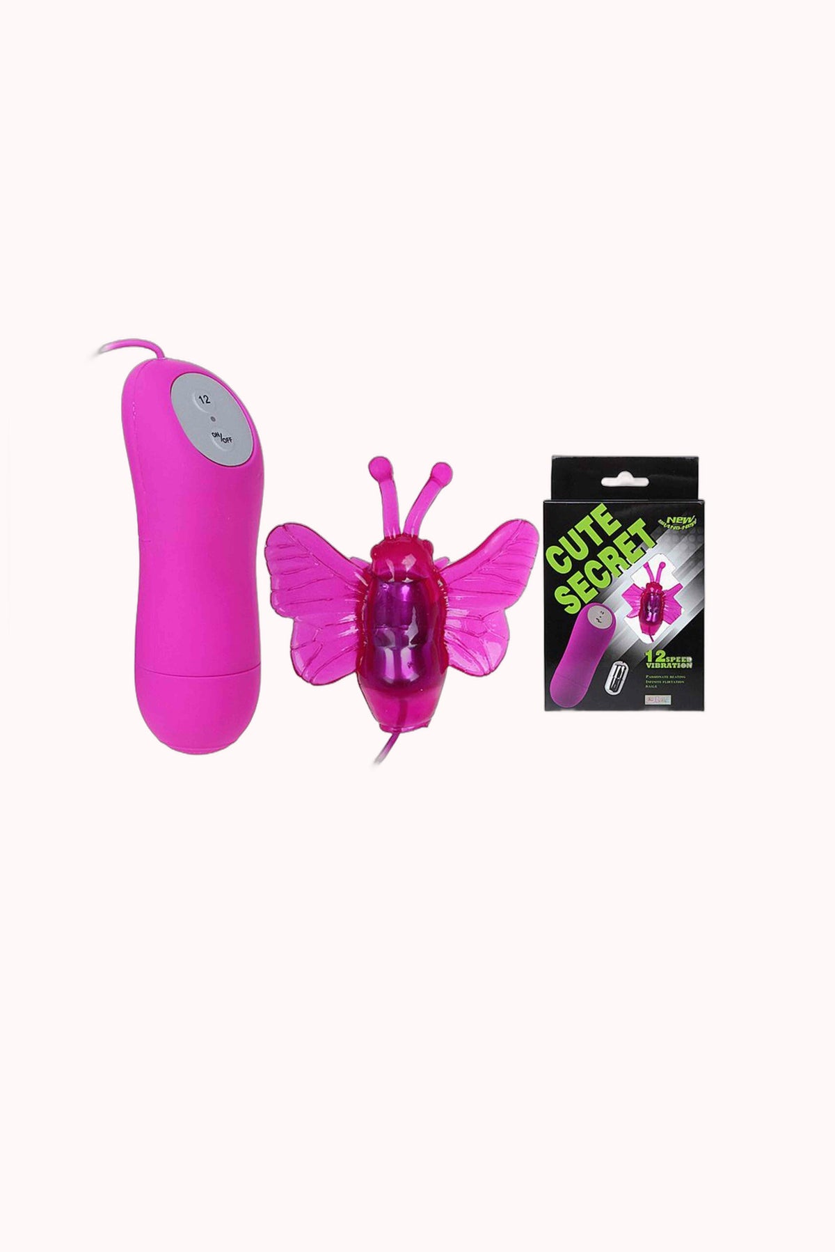 Mini Bullet Borboleta com 12 Modos de Vibração – Doce Malícia
