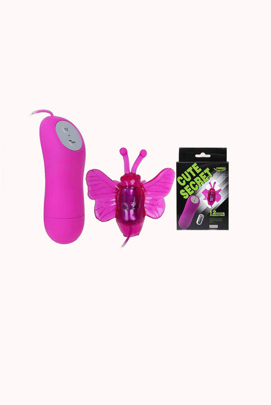 Mini Bullet Borboleta com 12 Modos de Vibração – Doce Malícia