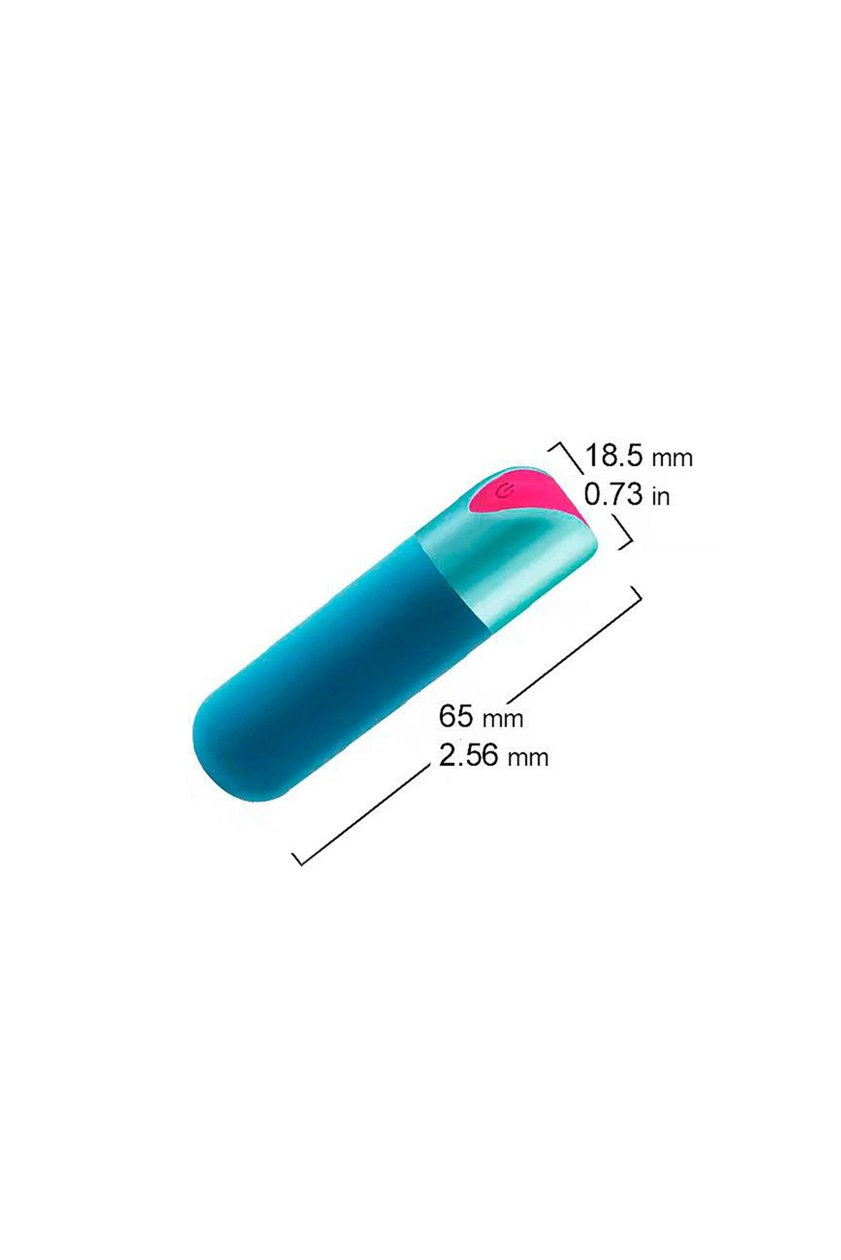 Mini Bullet em ABS com em Preto – Doce Malícia