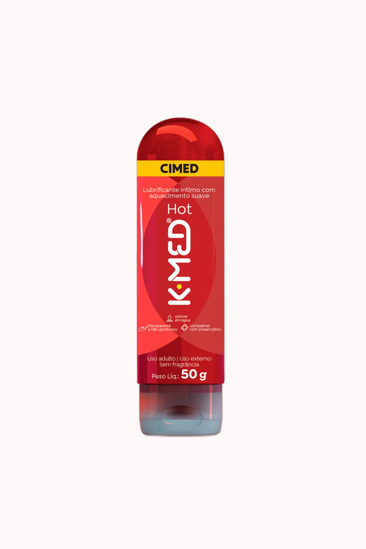 Mini Gel Lubrificante Íntimo K-Med Hot – 50g – Doce Malícia